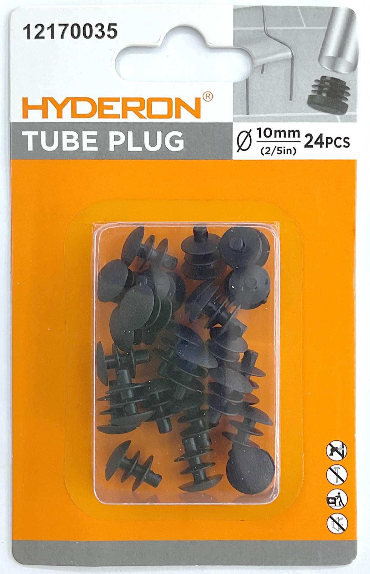 Placa ciega, 10 mm, 24 piezas