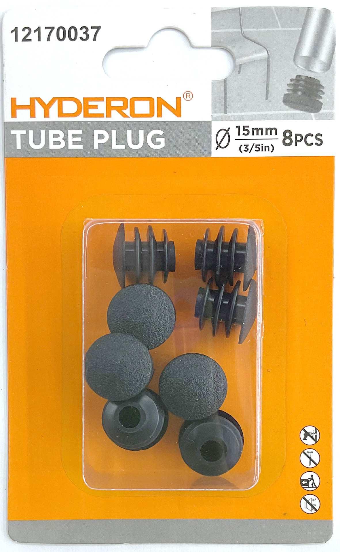 Placa ciega, 15 mm, 8 piezas