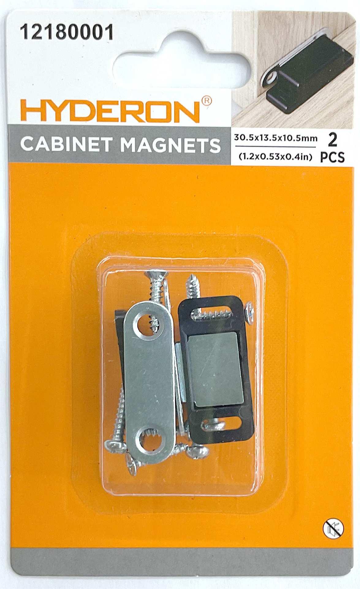 Tope con ventosa para puertas y gabinetes, 30,5 × 13,5 × 10,5 mm, 2 piezas, modelo 12180001