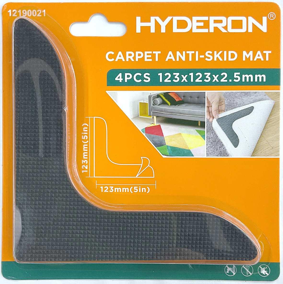 Accesorios antideslizantes, 123 × 123 × 2,5 mm, 4 piezas