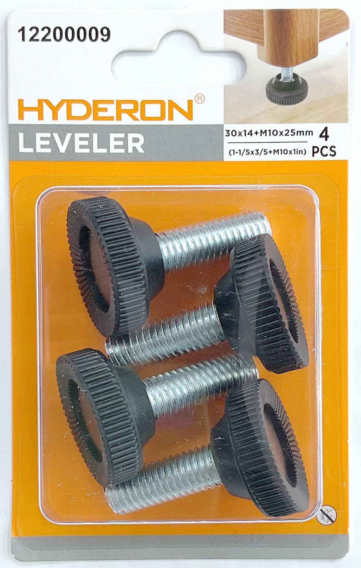 Pata ajustable, 30 × 14 mm, 4 piezas, modelo 12200009