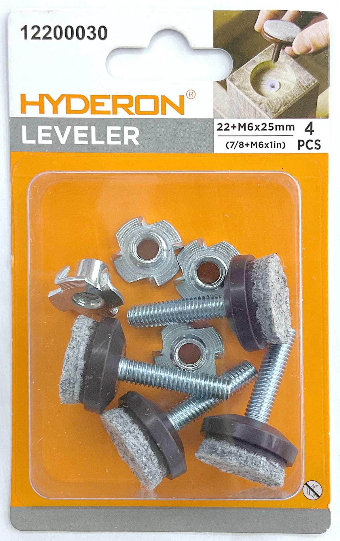 Pata ajustable, 22 m, 4 piezas