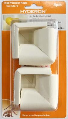 Protector de esquinas, 6 × 3,5 × 1,2 cm, 4 piezas