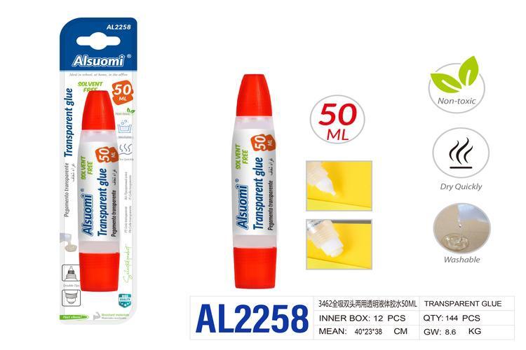 pegamento, 50 ml, color transparente, modelo AL2258