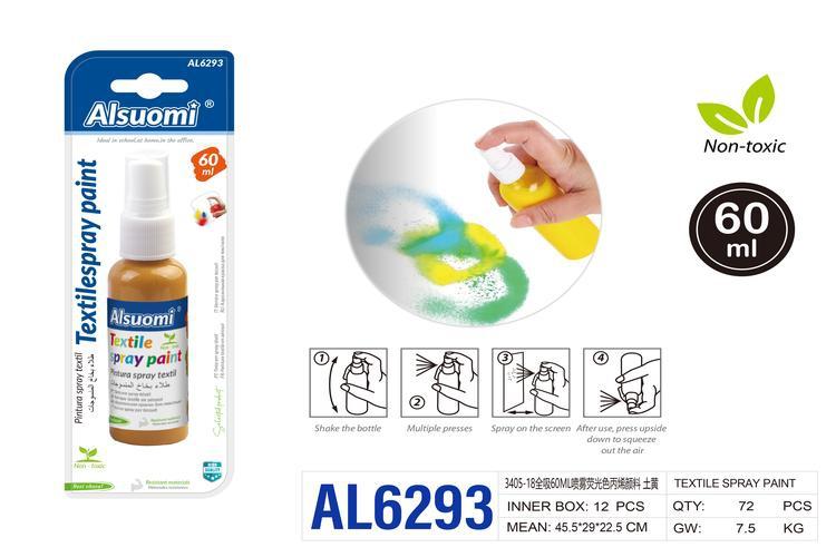 pigmento, 60 ml, color amarillo, modelo AL6293