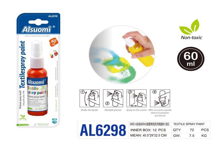 pigmento, 60 ml, color rojo, modelo AL6298