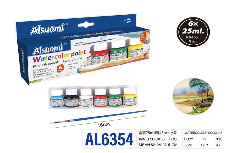 pigmento, 25 ml, 6 piezas, modelo AL6354
