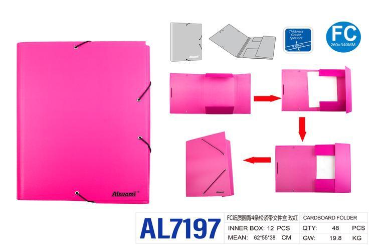 Carpeta, color rojo, modelo AL7197