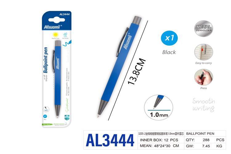 Bolígrafo, 1,0 mm, color azul, modelo AL3444