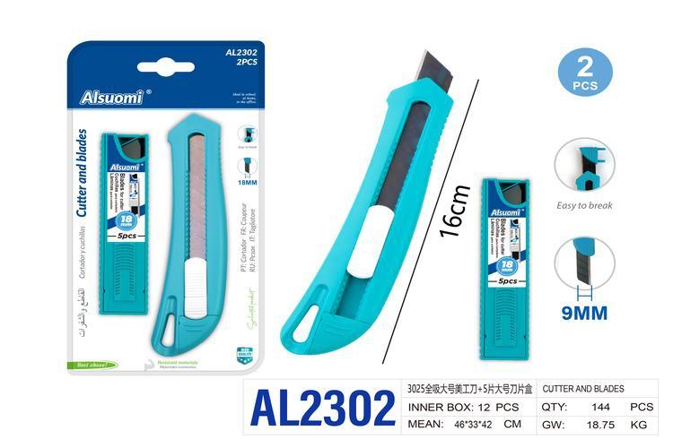 Cuchillo utilitario, 5 piezas, modelo AL2302