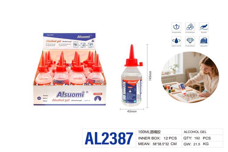 pegamento, 100 ml, color transparente, modelo AL2387