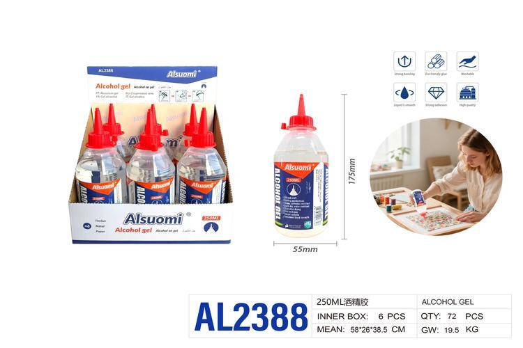 pegamento, 250 ml, color transparente