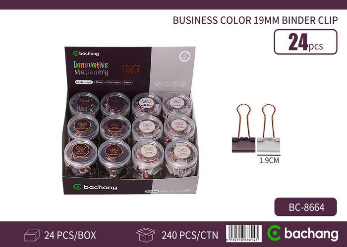 Clip de carpeta, 19 mm, modelo BC-8664