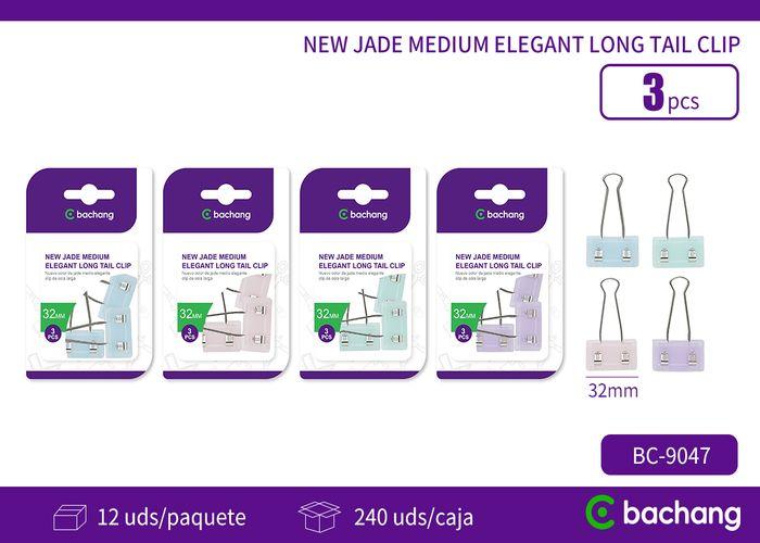 Clip de carpeta, 32 mm, modelo BC-9047