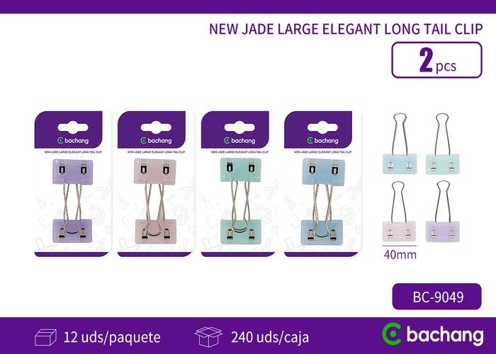 Clip de carpeta, 40 mm, modelo BC-9049