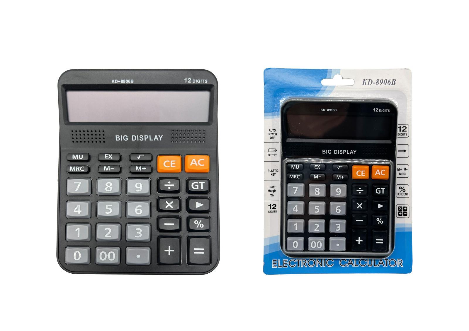 Calculadora, modelo KD8906B, 16 × 12 × 3,5