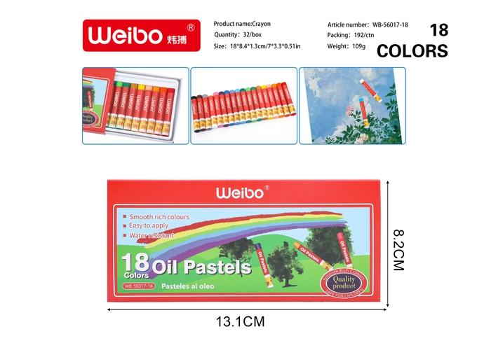 pastel al oleo, modelo WB-56017-18