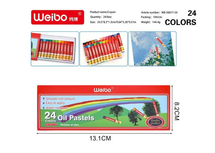 pastel al oleo, modelo WB-56017-24