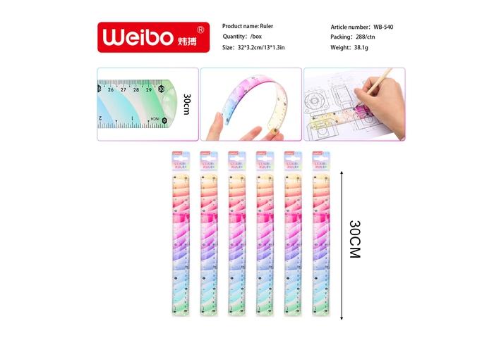 Regla, 30 cm, modelo WB-540