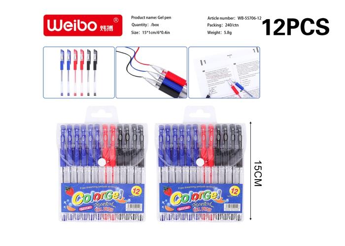 Pluma de gel, modelo WB-55706-12