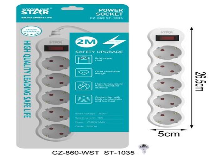 Toma de corriente, 220 V, modelo ST-1035-220V