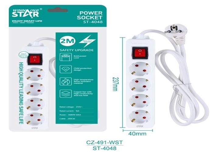 Toma de corriente, 220 V, modelo ST-4048-220V