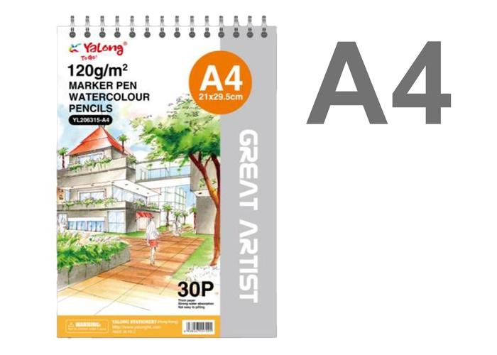 Cuaderno de bocetos, modelo A4, modelo YL206315-A4