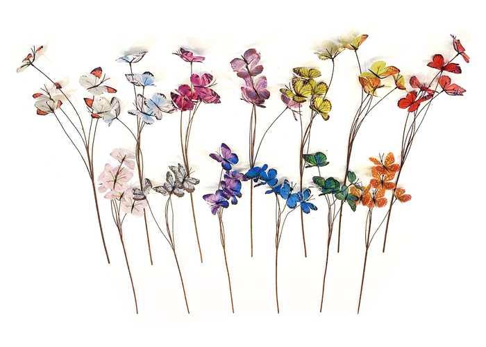 Flores y árboles decorativos, modelo 100163