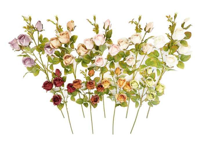 Flores y árboles decorativos, modelo 100173
