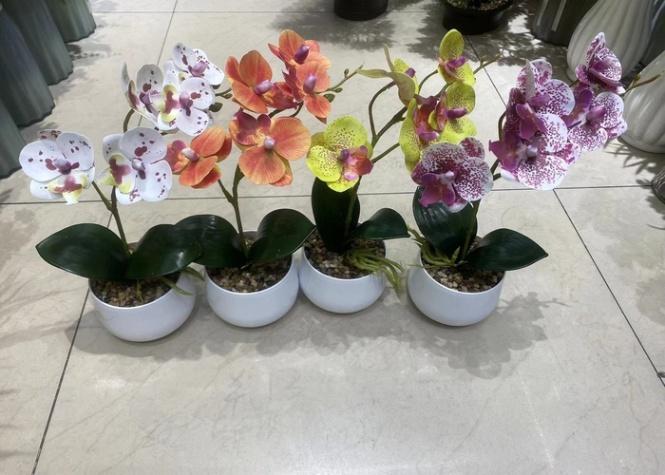Flores y árboles decorativos, 31 cm, modelo 100369