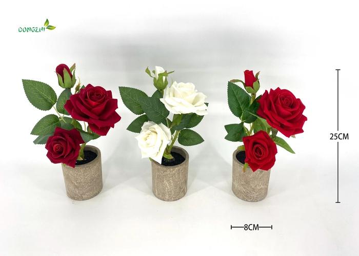 Flores y árboles decorativos, 25 cm, modelo 100382