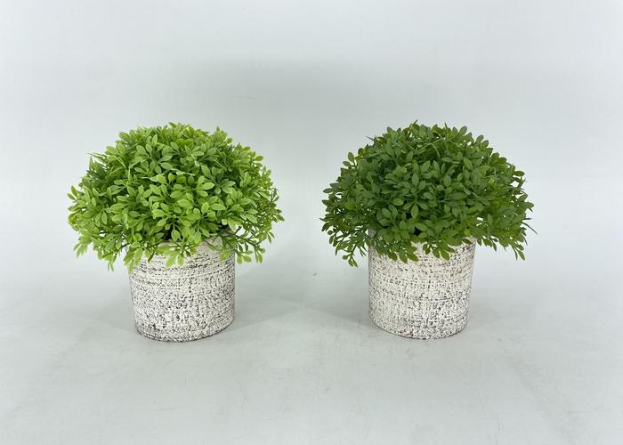 Flores y árboles decorativos, 14 cm, modelo 100390