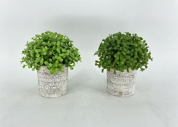 Flores y árboles decorativos, 14 cm, modelo 100391