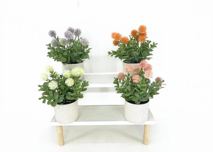 Flores y árboles decorativos, 20 cm, modelo 100444