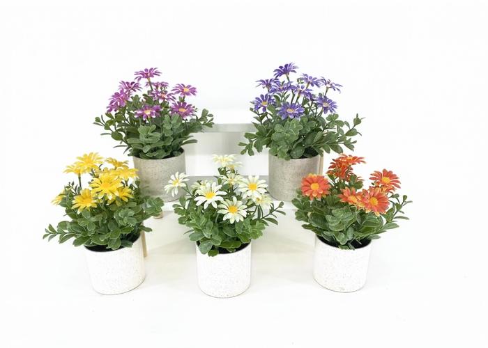 Flores y árboles decorativos, 20 cm, modelo 100445