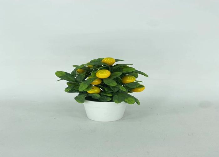 Flores y árboles decorativos, 20 cm, modelo 100458