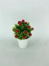 Flores y árboles decorativos, 20 cm, modelo 100460