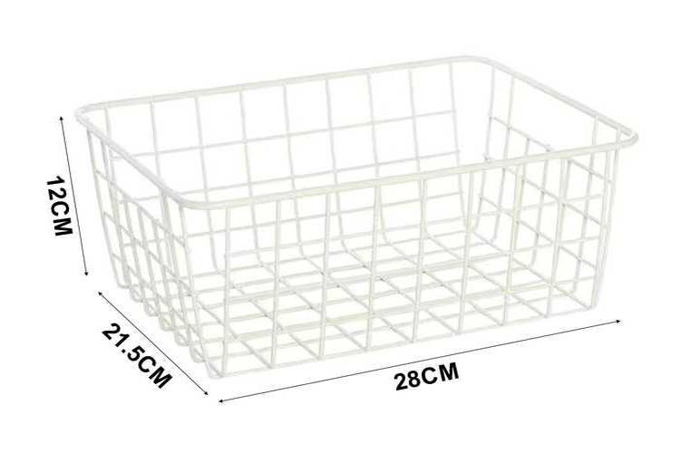 Cesta de almacenamiento de hierro forjado, modelo 110356