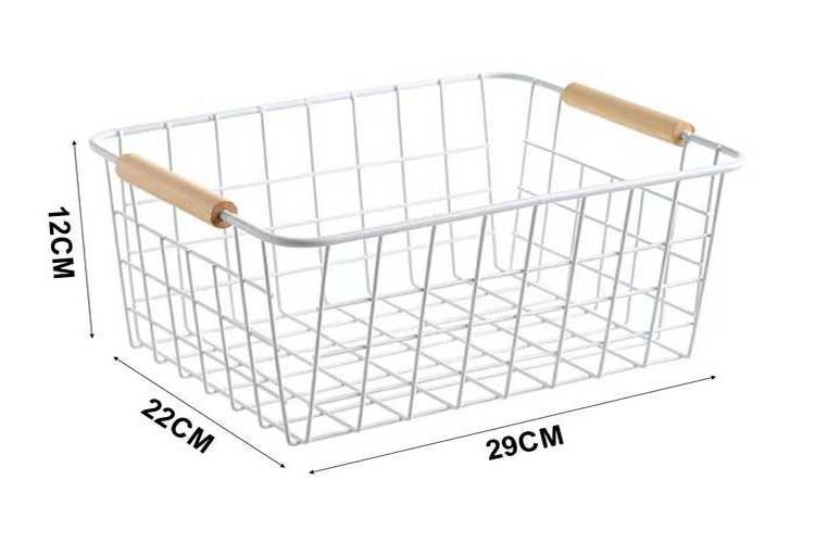 Cesta de almacenamiento de hierro forjado, modelo 110359