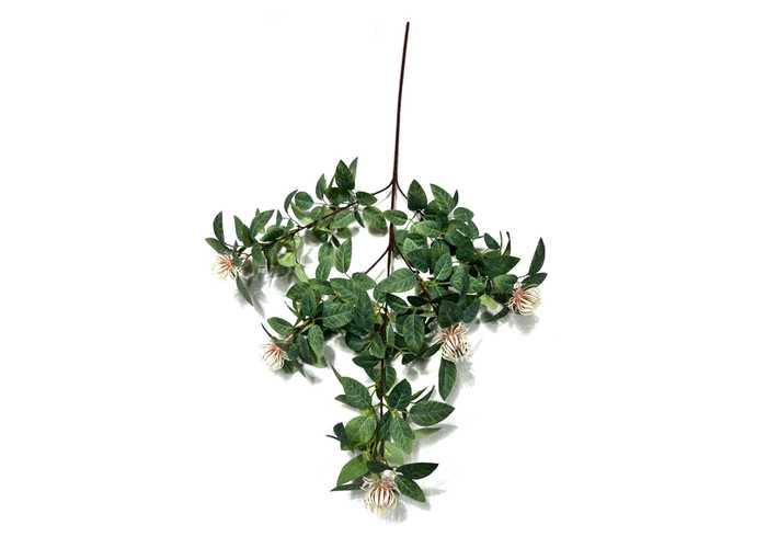 Flores y árboles decorativos, 100 cm, color verde, modelo 110601