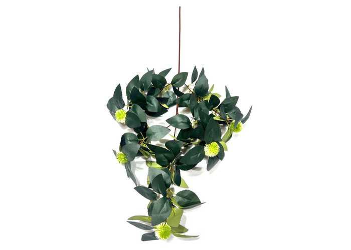 Flores y árboles decorativos, 100 cm, color verde, modelo 110602