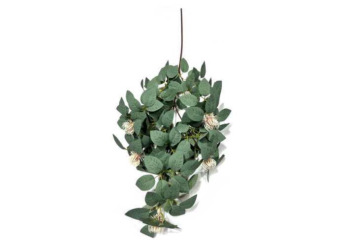 Flores y árboles decorativos, 100 cm, color verde, modelo 110604