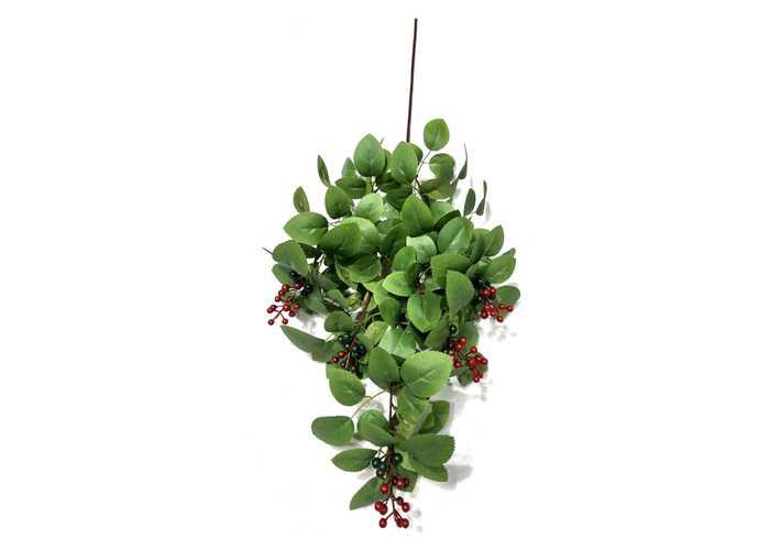 Flores y árboles decorativos, 100 cm, color verde, modelo 110609