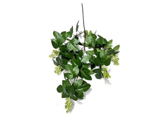 Flores y árboles decorativos, 100 cm, color verde, modelo 110617