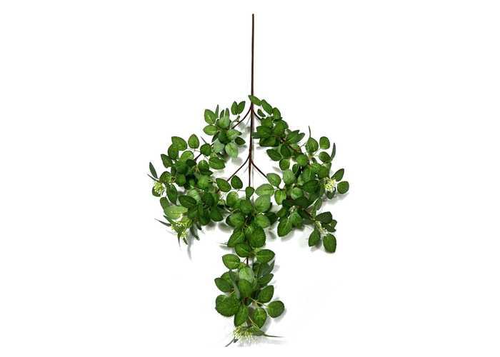 Flores y árboles decorativos, 100 cm, color verde, modelo 110622