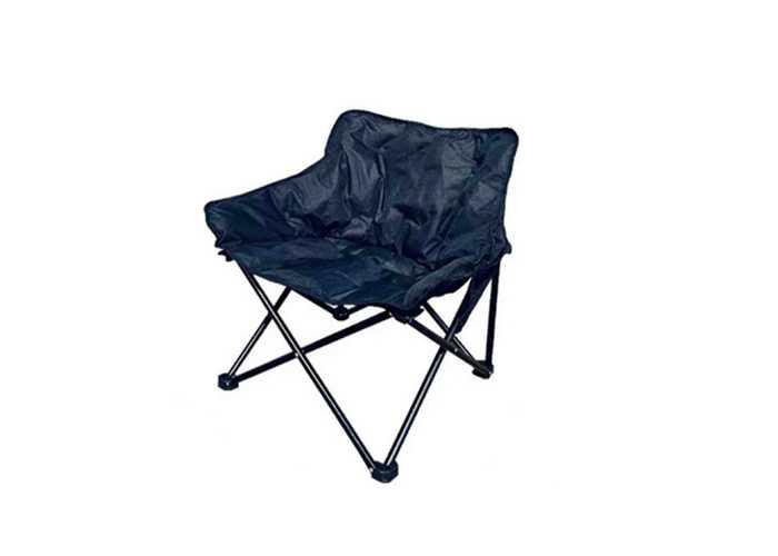 Silla, 68 × 37 × 44 cm, 17 × 17 × 68 cm, color negro