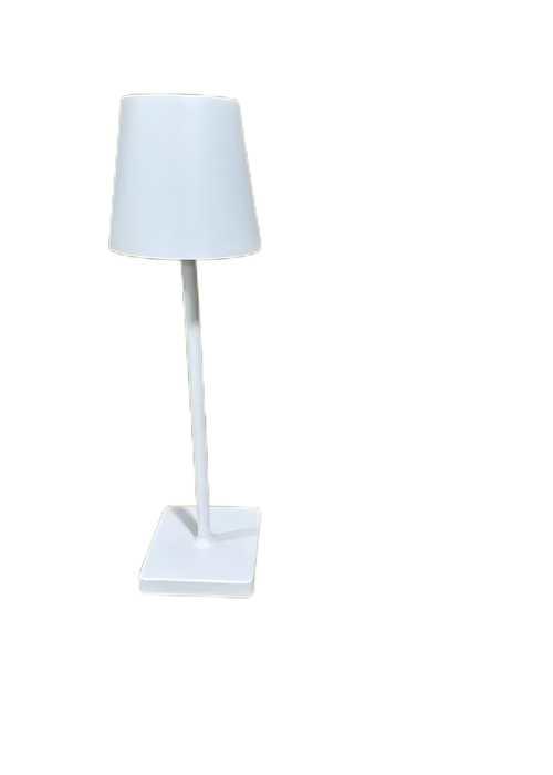 lámpara de mesa, 38 cm, color blanco, modelo 250306