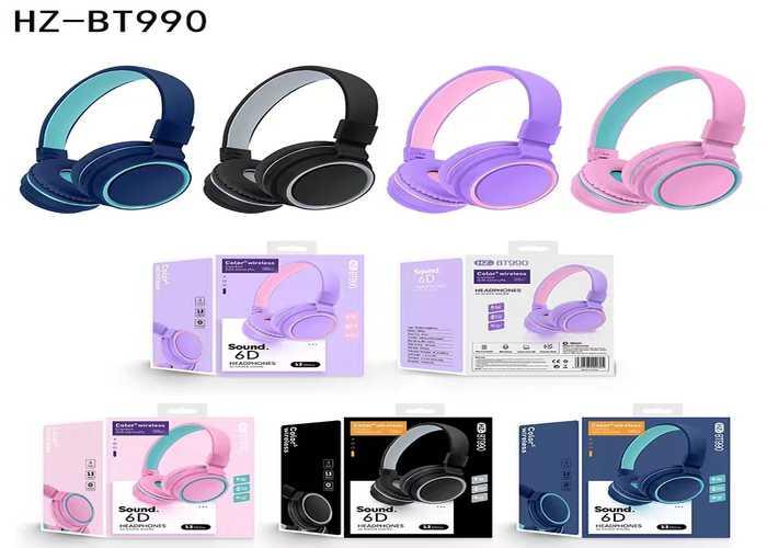 Auriculares supraaurales, color azul, modelo 250423