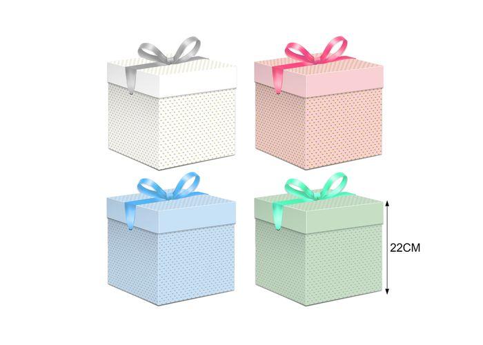 caja de regalo, 22 × 22 × 22 cm, modelo 310357