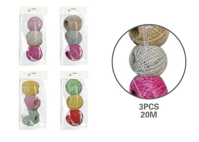 Soga, 2 mm, 20 m, 3 piezas
